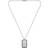 HUGO BOSS Dog Tag Necklace - Silver