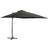 vidaXL Cantilever Umbrella with Pole and LED Lights 250cm