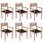 vidaXL 3072579 6-pack Havestol