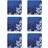 Denby Colours Blue Foliage Glasbrik 6stk