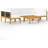 vidaXL 3057898 Loungeset, 1 Bord inkl. 6 Soffor