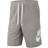 Nike Alumni Terry Shorts - Dark Grey Heather/Dark Grey Heather/White/White