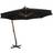 vidaXL Hanging Parasol with Pole 350cm