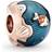 Pandora Shimmering Ocean Waves & Fish Charm - Rose Gold/Blue/Transparent