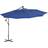 vidaXL Free-Hanging Parasol with LED 350cm