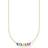 Thomas Sabo Colourful Necklace - Gold/Multicolour