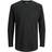 Jack & Jones JJENOA Tee O-Neck LS NOOS T-Shirt Uomo Nero