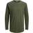 Jack & Jones JJENOA Tee O-Neck LS NOOS Oliva