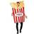 Smiffys Fries Costume Red & White