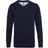 ASQUITH & FOX Herenkatoenrijke V-hals Trui Navy