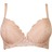 Pour Moi Romance Moulded Plunge Push Up Bra - Almond