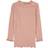 Wheat Rib Lace LS T-shirt - Rose Powder (0151E-007-2487)