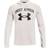 Under Armour Rival Fleece Big Logo - Bianco Nero