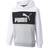 Puma Essentials+ Color Block Youth Hoodie - Puma White/Silver (846128-02)