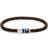 Tommy Hilfiger Men's Braided Bracelet - Brown/Silver