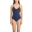 Puma Women's V-Neck Crossback Swimsuit - Navy