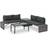vidaXL 44720 Loungeset, 2 Bord inkl. 2 Stolar & 2 Soffor
