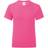 Fruit of the Loom Girl's Iconic 150 T-shirt - Fuchsia (61-025-057)