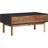 vidaXL Solid Acacia Sofabord 50x90cm
