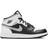 NIKE Air Jordan 1 Mid GS - Black/White/Light Smoke Grey