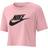 Nike Women's Sportswear Essential Cropped T-shirt - Pink Glaze/Black