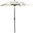 vidaXL parasol ed aluminiumsstang 3 niveauer 200cm