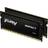 Kingston Fury Impact SO-DIMM DDR3L 1866MHz 2x8GB (KF318LS11IBK2/16)