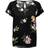 Only Printed Top - Black