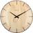 Nextime Edge Wood Dome Wall Clock 35cm