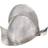 vidaXL Medieval Knight Helmet for LARP Silver Steel