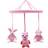 NatureZoo Crochet Mobile Monkey, Owl & Rabbit