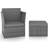 vidaXL 48193 Loungeset, Bord inkl. 1 Stolar