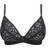 Freya Soiree Lace Padded Plunge Bra - Black