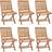 vidaXL 3072805 6-pack Havestol