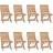 vidaXL 3072806 8-pack Garden Dining Chair