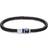 Tommy Hilfiger Braided Leather Bracelet - Black