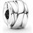 Pandora Polished Ribbons Clip Charm - Silver