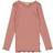 Wheat Rib T-Shirt Lace LS - Rose Cheeks (0151e/4151e-007-2112)