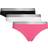 Calvin Klein Radiant Core Panties in Bikini Design 3-pack - Black/White/Pink Smoothie