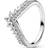 Pandora Princess Wishbone Ring - Silver/Transparent