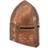 vidaXL Medieval Knight Helmet for Role-Playing Games Antique Steel