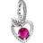 Pandora Disney Snow White Apple Pendant - Silver/Red/Transparent