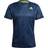 adidas Tennis Freelift Printed Primeblue T-shirt Men - Crew Navy/Acid Yellow/Crew Blue