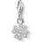 Thomas Sabo Cloverleaf Charm Pendant - Silver/White