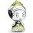 Pandora Disney Princess Tiana And The Frog Charm - Silver/Green/Yellow