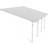 Palram White, Grey Feria Patio Cover
