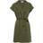 Noisy May Vera Short Sleeved Shirt Dress - Olive Night