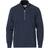 Sunspel Loopback Half Zip Sweatshirt - Navy