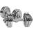 Gorilla Sports Chrome Dumbbell Set 30kg