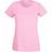 Universal Textiles Womens Value Fitted Short Sleeve Casual T-shirt - Pastel Pink